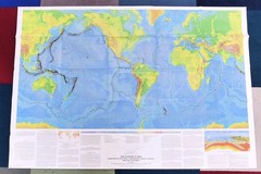 Dynamic Planet: World Map Of Volcanoes, Earthquakes.. 1994 U.S Geological Survey