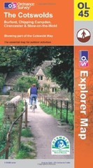 The Cotswolds (Explorer Maps) (Explorer … by Ordnance Survey Sheet map, folded