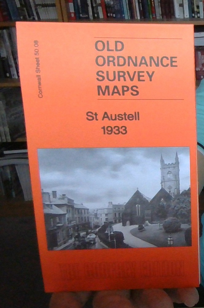 MAP OF St Austell 1933 Cornwall Sheet 50.08 by Richard Oliver NEW 9781847844477