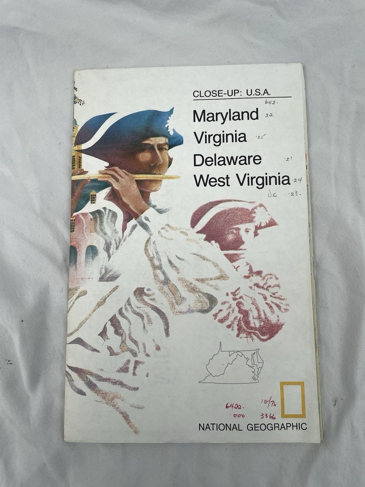 Vintage National Geographic Close Up USA The Mid-Atlantic States October 1976