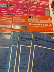 x33 Ordinance Survey Maps – Various Locations – Job Lot – See Photos.
