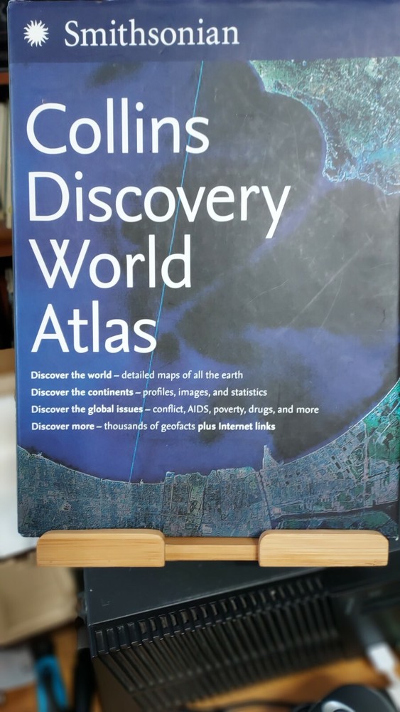 Smithsonian Collins Discovery World Atlas (2003,HCDJ) T7C