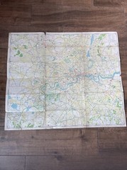 Vintage Esso Road Maps X 5 No 1-5 (folding sheet map)
