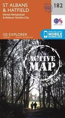 St. Albans and Hatfield (Map) OS Explorer Active Map