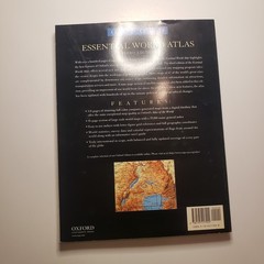 Essential World Atlas PB Oxford Book 3rd Edition International Coverage Maps