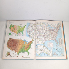 Hammond International World Atlas 1966 Edition Hardcover Book with Dust Jacket