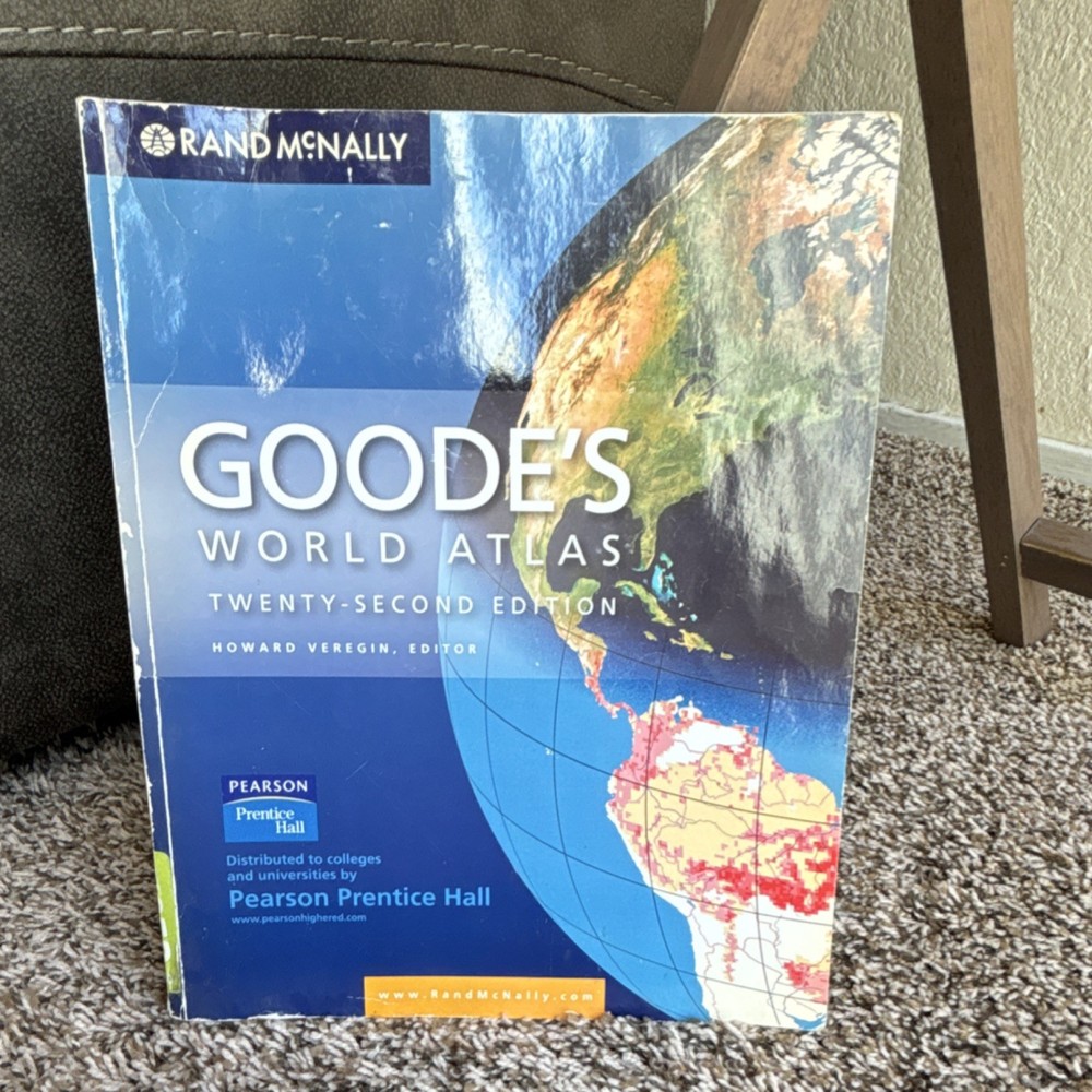 Rand McNally Goode’s World Atlas Twenty-Second Edition Paperback