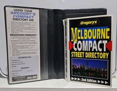 Vintage Gregory’s Compact Directory In Genuine Wallet 2nd Ed. 1993