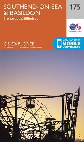 Southend-On-Sea & Basildon (Map) OS Explorer Map (UK IMPORT)