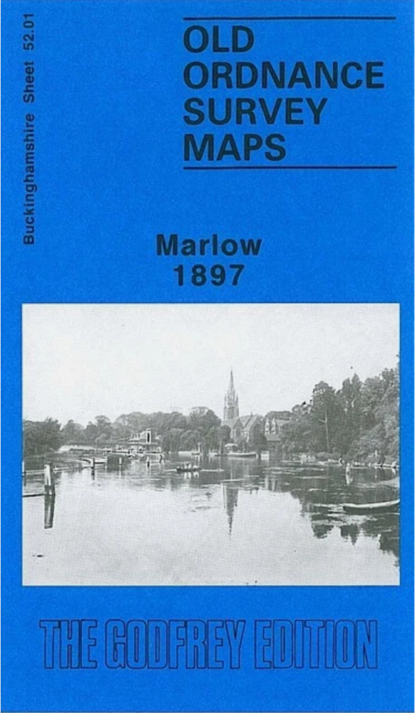 MAP OF Marlow 1897 Buckinghamshire Sheet 52.01 by Elizabeth Lockwood NEW