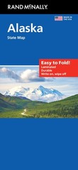 Rand McNally Easy to Fold: Alaska State Laminated Map 18″ x 17″, Multicolor