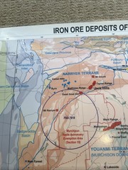 Iron Ore Deposits Of The Yilgarn Craton Wall Map 2011 99x66cm