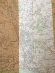 1986 Ordnance Survey Pathfinder Map 230 NJ 81/91 Dyce (incl Balmedie & Blackburn