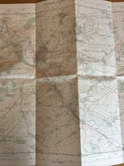 1974 Ordnance Survey Pathfinder Map ST 80/90 Blandford Forum (incl Witchampton )