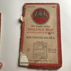 NATIONAL GRID ORDNANCE SURVEY ONE-INCH MAP ENGLAND & WALES X 5 1940-47