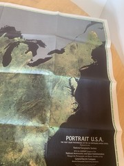 National Geographic Portrait USA Map Magazine 1976 The United States