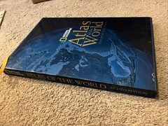 National Geographic Atlas of the World Eighth Edition Hardcover Oversized 2004