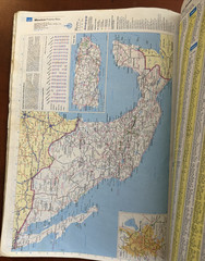 1993 Rand McNally Motor Carriers Road Atlas JB Hunt Book Missing 1 Page 95-96