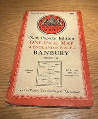 Various Vintage Ordnance Survey One Inch Maps Paper And Cloth – Choose A Map