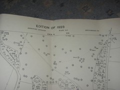 Vintage Ordnance Survey Map XXIX Herts Sheet 29.8 Hertford Ware 1923 1:2500