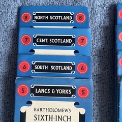 Boxed Vintage RAC Bartholomews Road Maps Or Great Britain Vgc