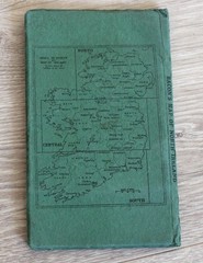Bacon’s Motoring & Cycling Road Map NORTH IRELAND Colour Cloth Fold Out Dublin