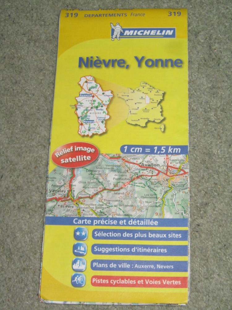 France – Michelin Local Maps – choice of sheets 315-345 – 2002-2013 – vgc.