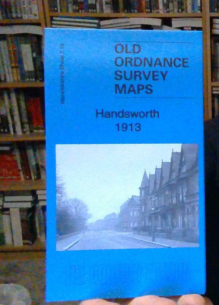MAP OF Handsworth 1913: Warwickshire Sheet 7.16 by Alan Godfrey NEW