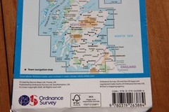 OS Tour Map SCOTLAND – Ordnance Survey – Campervan Trip Plan 1:500 000 Scale