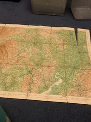 Vintage Bartholemew’s Revised “half-inch” contoured maps Sheet 23 Hereford