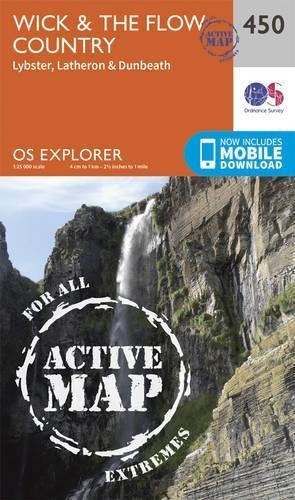 Wick and the Flow Country (Map) OS Explorer Active Map