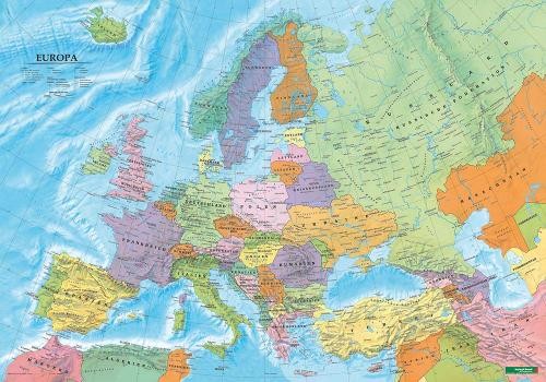 Freytag-Berndt European political, 1:6m, metal-backed in a tub (Map) (UK IMPORT)