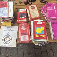 Job Lot Of Vintage And Older Ordinance Survey Maps And Guides. X123 total.