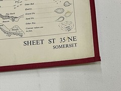 OS, 6 Inch to 1 Mile Map, sheet ST 35 NE, Somerset, Loxton area, 1962