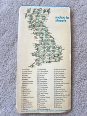 Bartholomew Map Pembroke Carmarthen Wales Vintage 70s 1970 Paper ½” FreePost UK