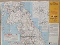 AA Service Map: Throughroutes to and from Bournemouth.