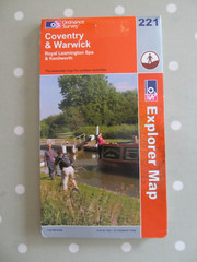 OS EXPLORER MAP 221 COVENTRY & WARWICK ORDNANCE SURVEY