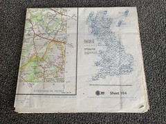 MOD MINISTRY OF DEFENCE OS ORDNANCE SURVEY MAP-SHEET 184 SALISBURY & THE PLAIN
