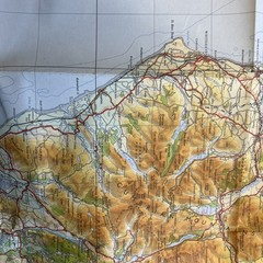 SOLWAY FIRTH 1966 Paper Ordnance Survey Quarter Inch Map Sheet 8 Isle of Man