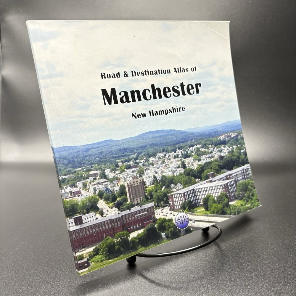 Road & Destination Atlas Of Manchester New Hampshire APG Carto Map Book Travel
