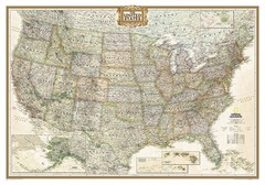 United States Executive tubed by National Geographic Maps 9780792293200