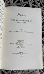 Roses The Cultivation Of The Rose – 1963 The National Rose Society Paperback