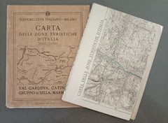 VAL GARDENA MARMOLADA GRUPPO DI SELLA – CARTA MAPPA – TOURING CLUB 1929