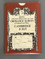 David & Charles – Cambridge & Ely Map – Reprint of OS Map – No 54
