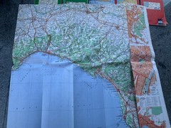 25x Michelin France road maps, folded, inc Italy Europe & Swizerland