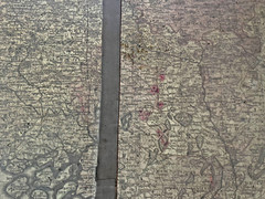 AUTHENTIC LARGE COLOR MAP FROM 18TH CENTURY – Museum Grade Quality