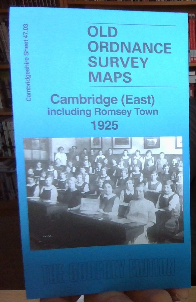MAP OF CAMBRIDGE (EAST) INCLUDING ROMSEY TOWN 1925 CAMBS SHEET 47.03 NEW