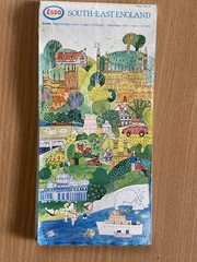 Vintage 1970’ Esso No2 South East England Susanna Dolesch retro art cover