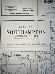 SP Maps Street Plan and Guide To The City Of Southampton Including Totton