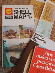 Vintage United Kingdom/ Great Britain Road Maps & Associated Leaflet Bundle (10)